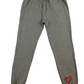 Joggers - Light Gray with Red Embroidery