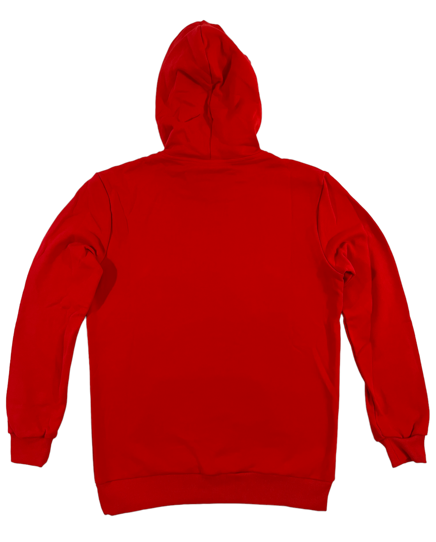 Hoodie - Red with White Embroidery