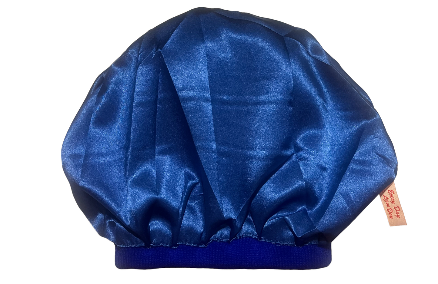 Beanie - Royal Blue with White Embroidery