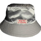 Bucket - Light Gray with Red Logo