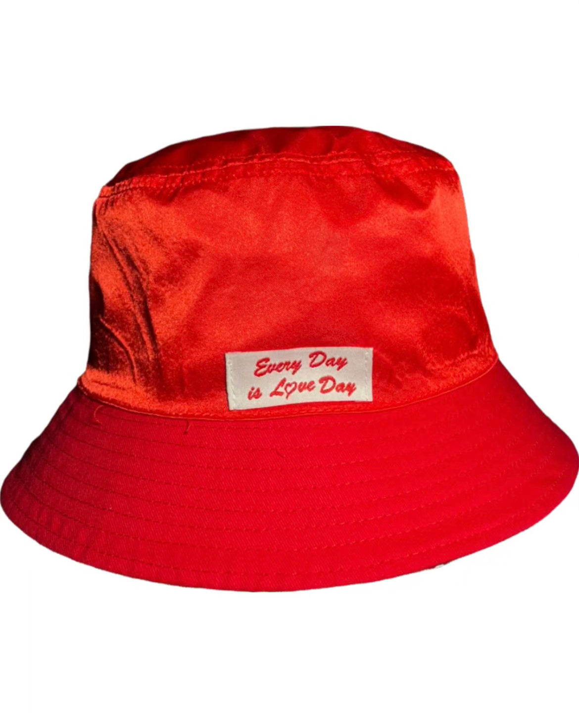 Bucket - Red with White Logo